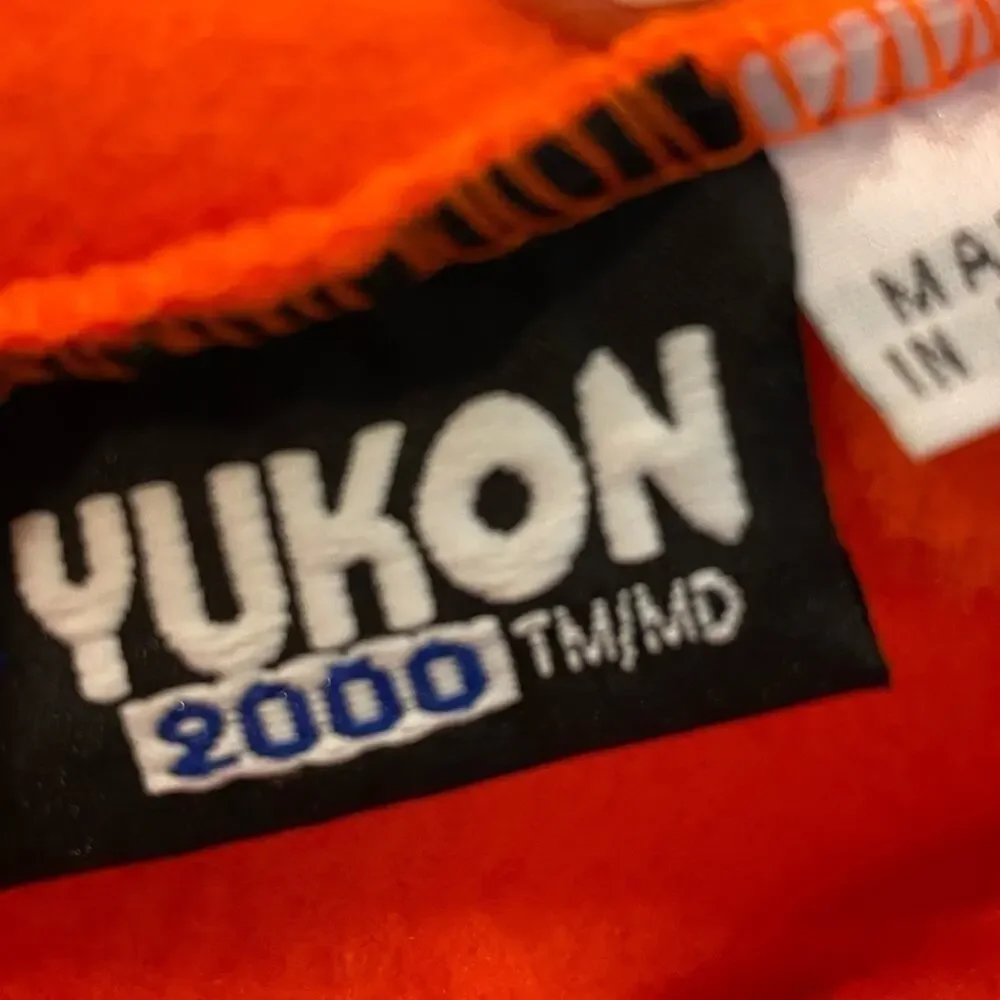 Yukon 2000 Bright Orange Capuche Head Sleeve Warm Ski Snowboard Fleece Hood Med